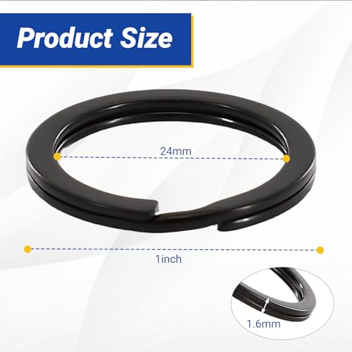 TURAOHU Black Key Rings, 20 1 - Image 2