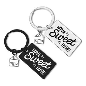 2 Pcs New Home Keychain Housewarming Gifts New Home Owner Gifts for…