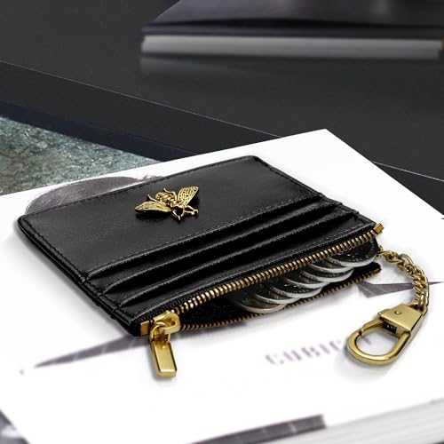 SEAVILIA Card Holder Keychain Wallet for Women with ID Window RFID Coin… - Image 3