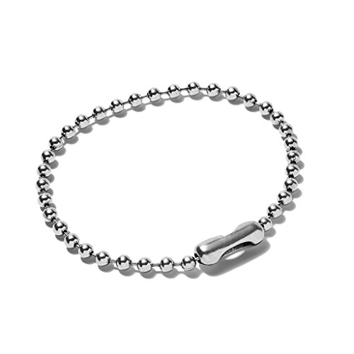 Zavaca Pack of 100 Pcs 10cm Silver Alloy Tone Connector Clasp Ball…