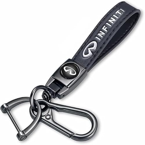 Genuine Leather Key Chain for Infiniti QX50 Q50 Q70 Q70L Q60 QX30…