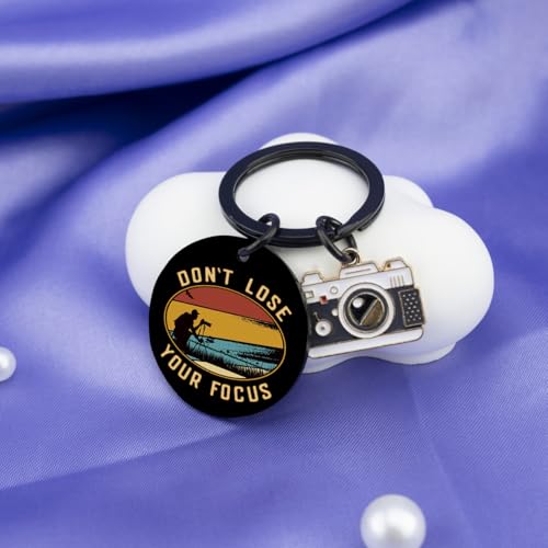 VMHEFAV Cool Photographer Gifts for Him Unique Camera Keychain Gifts for Photographers… - Image 3