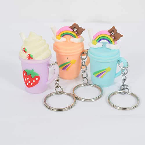 REEMTOO 50PCS Bulk Keychains, 1 Inch Key Rings and Chain - Image 5