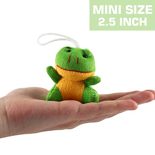32 Piece Mini Plush Animal Toy Set, Cute Small Animals Plush Keychain… - Image 3
