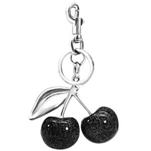 SKYFUN Cherry Keychain for Women Glitter Cherry Bag Charm Key Chain for…