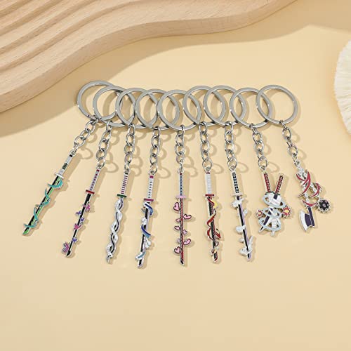Anime Demon Keychains Hashira Slaye Sword Keychains Cosplay Collection Souvenir Key Chains… - Image 5