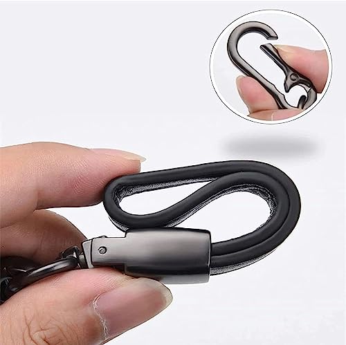 YaaNatural Yaa Catchy Premium Leather & Metal Bikes Hook Antirust Keychain Compatible… - Image 6