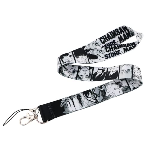 Pinstant Chainsaw Man Anime Manga 17.7" Neck Lanyard Keychain Holder ID Badge… - Image 7