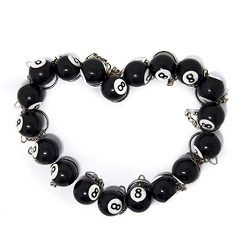 MGBISYI Ball Key Chains Eight Ball Billiards Fashion Keychain (1 pc) - Image 8