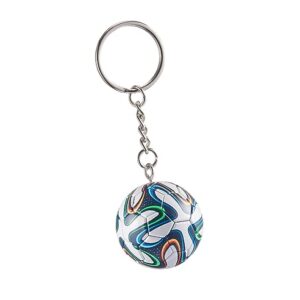 KCKEYS Cute Soccer Ball Beychain,Backpack Charm Soccer Keychains, Football Keychains for Men,World…