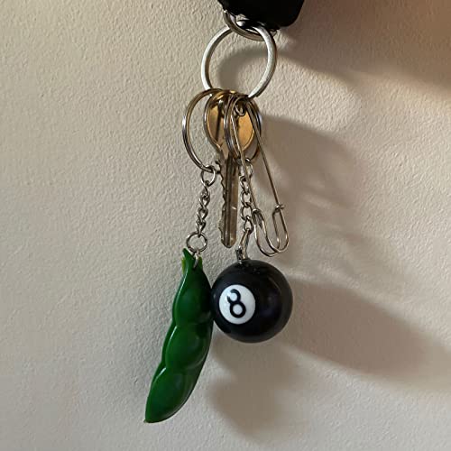 MGBISYI Ball Key Chains Eight Ball Billiards Fashion Keychain (1 pc) - Image 5
