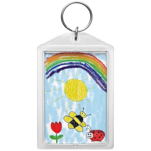 Snapins Clear Acrylic 2" x 2.875" Photo Keychains - Image 4