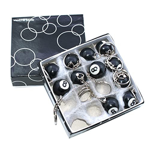 MGBISYI Ball Key Chains Eight Ball Billiards Fashion Keychain (1 pc) - Image 6