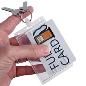 Specialist ID Rigid Fuel Card Holder with Key Ring