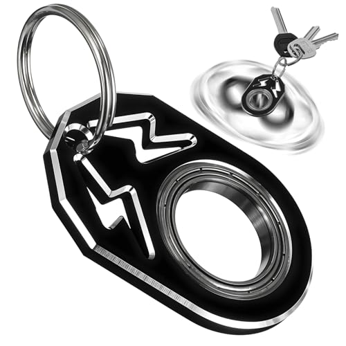 CIATBYYJ Key Spinner, Funny Finger Key Chain Spinner, Portable Fidget Keychain Fidget…