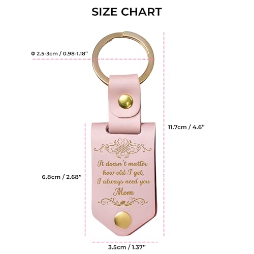 V VIBEPY Personalized Gifts For Mom Photo Keychain, From Daughter Son Husband - Image 7