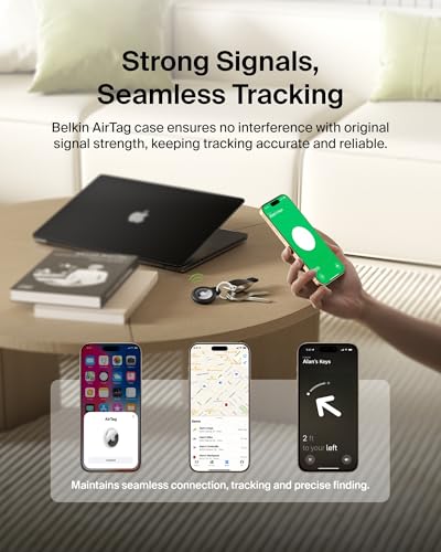 Belkin Apple AirTag Secure Holder with Key Ring - Image 6