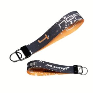 Brandish Market F1 Lando Norris McLaren Wristlet Lanyard Keychain