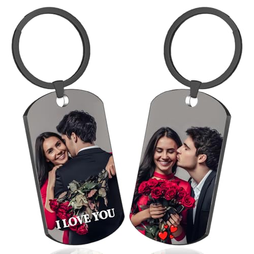 Custom Keychain with picture Double