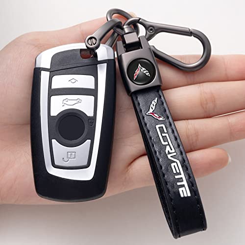 TACOMA Genuine Leather Car Key Chain for Corvette C4 C6 C5 C7… - Image 2