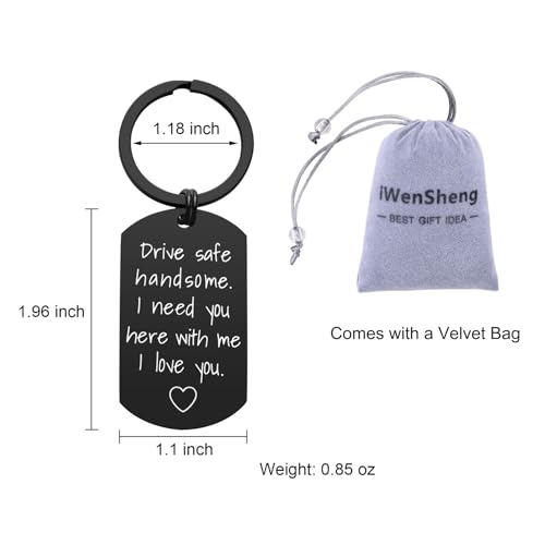 iWenSheng Drive Safe Keychain for Boyfriend - Image 3