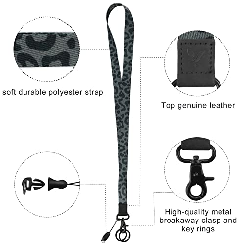 Yiflin Cool Neck Lanyard, Cute Keychain Holder for Women Men, Comfortable Long… - Image 2