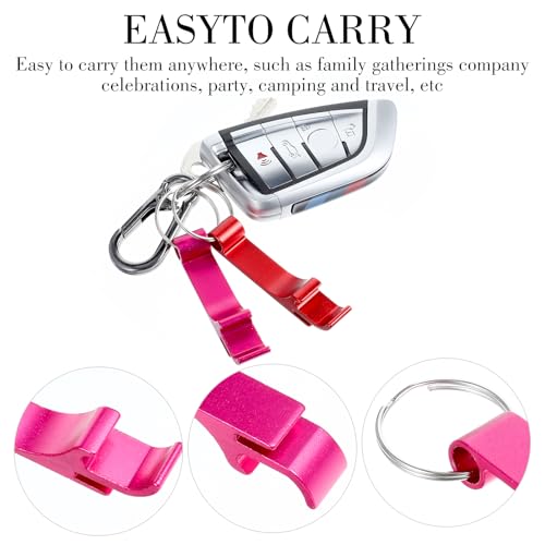 Lemecima 100pcs Personalized Aluminum Bottle Opener Keychain/Logo Keychains for Bar, Graduation, Party,… - Image 6