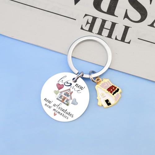 UVIBEW House Warming Gifts House Key chain New Home Keychain For Women… - Image 2