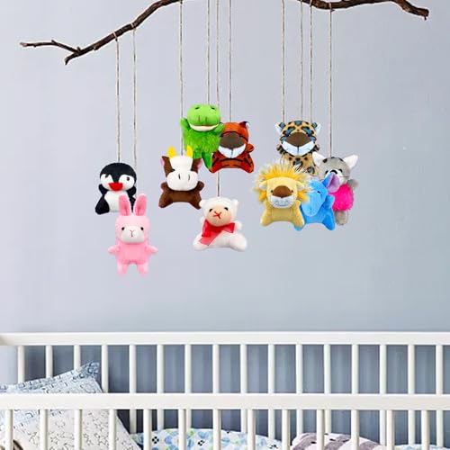 XIPEGPA 30 PCS Mini Plush Animals Keychain Set Small Stuffed Animals for… - Image 6