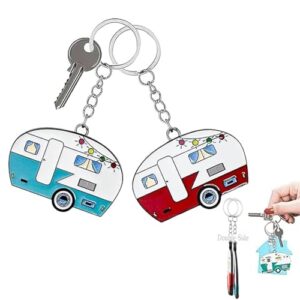 TrustBlai Camper Keychain, Upgraded Double