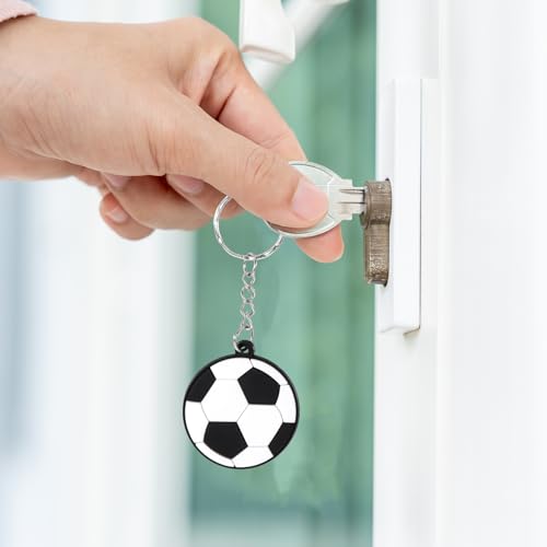 10 Pack Large Size Soccer Keychains Sports Keychains Party Favors Keychains Ball… - Image 5