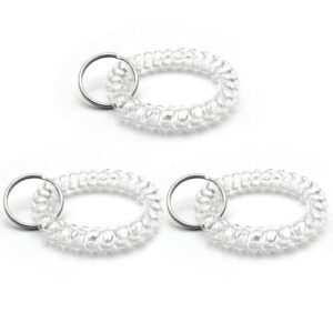 TENOC Spiral Coil Keychain 3 Pcs, Anti