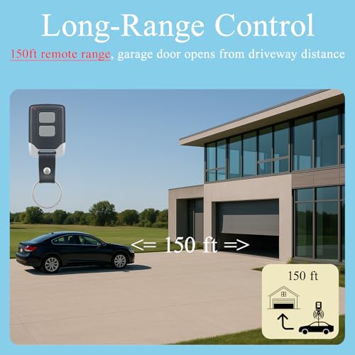 2 Replacement for liftmaster Chamberlain Sears Craftsman Garage Door Opener Remote Keychain… - Image 4