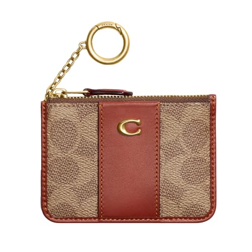 Coach Essential Mini ID Card Case, Tan Rust