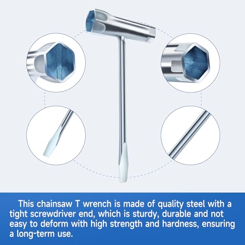 DoubleZhou 3 Pack Chainsaw Scrench Replacement Combination Screwdriver and Wrench, 13x19 mm… - Image 3