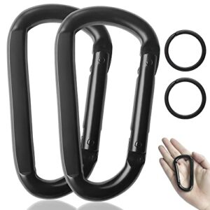 Carabiner Caribeener Clips, 3" Heavy Duty Carabiner for Hammocks, Camping Accessories, Hiking,…