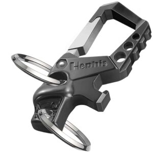 Hephis Heavy Duty Key Chain Bottle Opener,Carabiner Car Key Chains for Men…