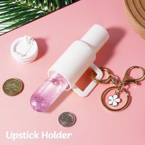 Wchoicsy 8 Pack Mini Tumbler Keychain for Stanley Cup, Mini Cup Keychain… - Image 3