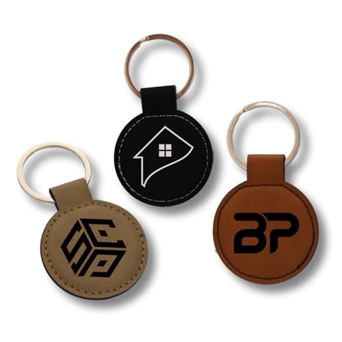 Custom logo leather keychain, Promotional items with your logo, Realtor supplies, Realtor…