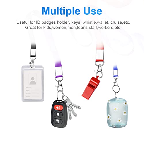 Mcyye 5 PCS Badge Lanyards with Clip for Keys & ID Badges,… - Image 3