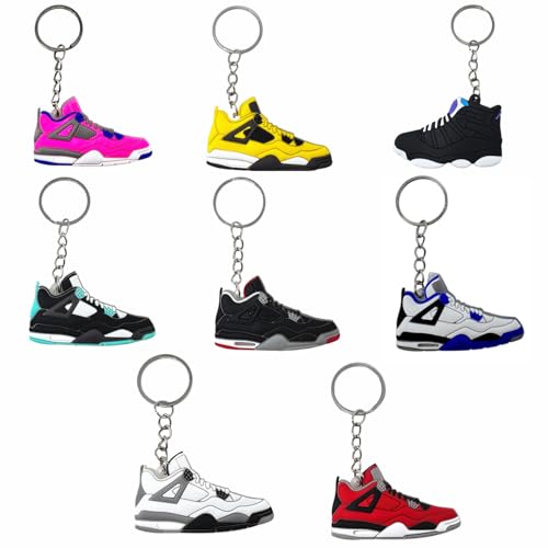 TSY TOOL 30 Pcs of Random Mini Retro Sneaker Keychains - Image 2