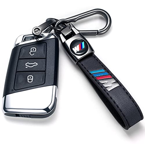 Sucoines Genuine Leather Car Keychain Keyring Accessories Compatible with BMW M Series… - Image 5