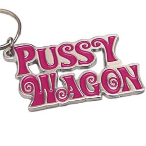 MAX CADY Pussy Wagon Keychain, Pink, piece
