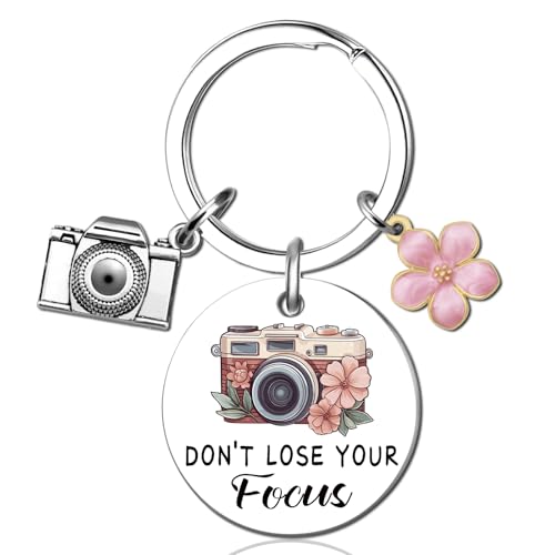 UIWIHHP Cool Photographer Gifts for Women Men Cute Camera Keychain Gift for…