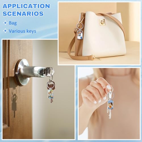 Custom Keychain With Picture Personalized Keychains Photo Keychain llaveros personalizados Personalized Gifts… - Image 6