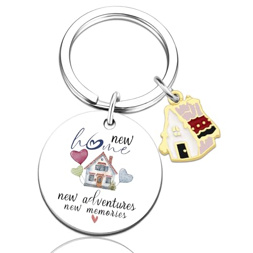 UVIBEW House Warming Gifts House Key chain New Home Keychain For Women…
