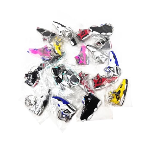 TSY TOOL 30 Pcs of Random Mini Retro Sneaker Keychains - Image 3