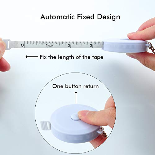 Edtape 2PCS Measuring Tape for Body,Tape Measure for Body Sewing Fabric Tailor… - Image 4