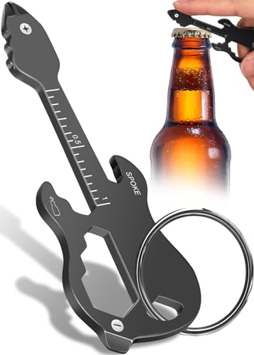 Buleens Guitar Keychain Multitool Bottle Opener, Cool Guitar