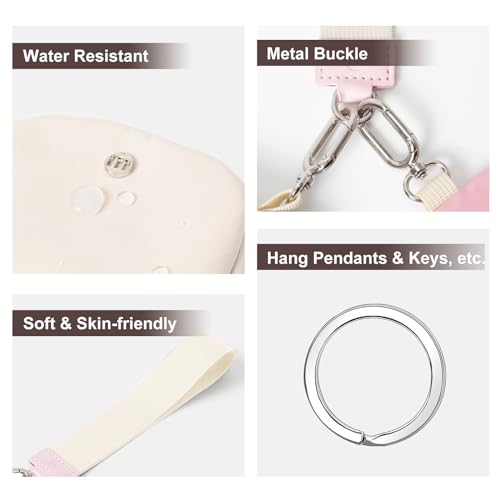 Keychain Wallet Mini Zip Around Wristlet Wallets for Women Detachable Dual Pouch… - Image 5